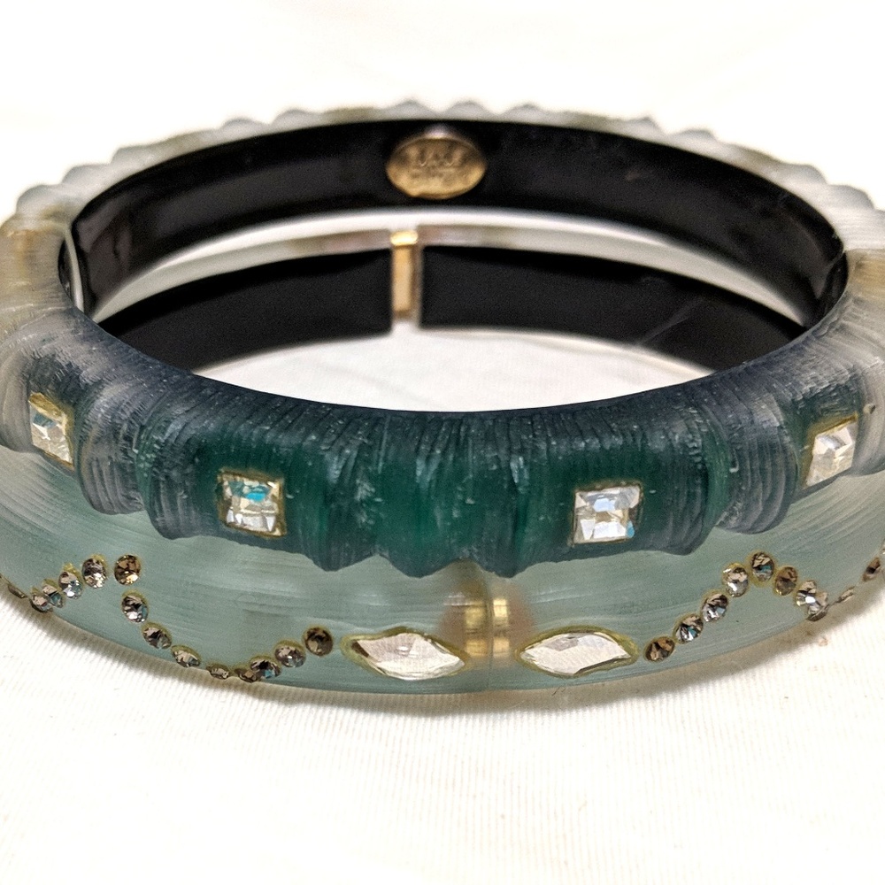 Alexis Bittar Lucite Hinge Bracelets: set of 2
